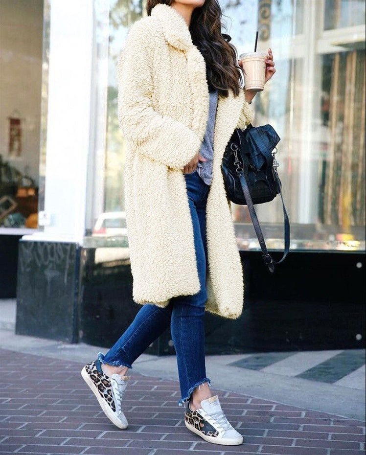 Manteau long en laine | Élodie™