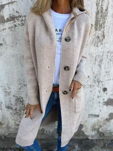 ELEONORA™|Manteau Tricoté à Capuche