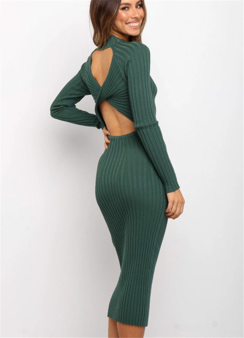 Robe moulante en maille|Aurore™