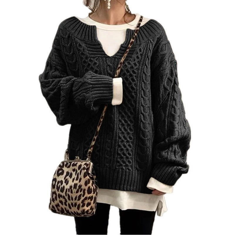 Soline™ | Pull tricoté à motif torsadé