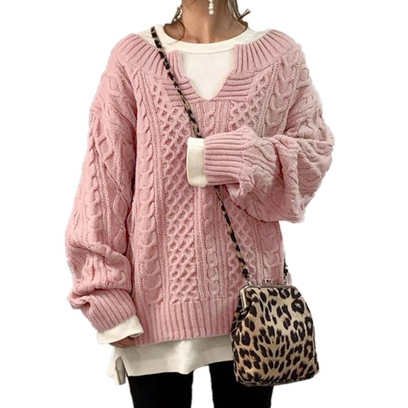 Soline™ | Pull tricoté à motif torsadé