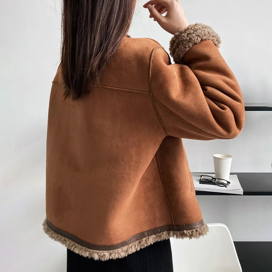 Veste en daim de luxe | Adèle™