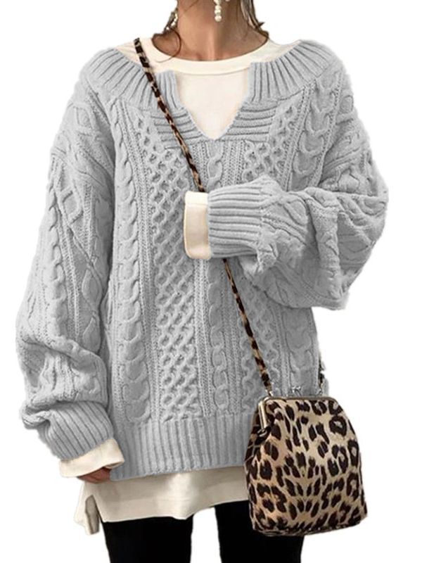 Soline™ | Pull tricoté à motif torsadé