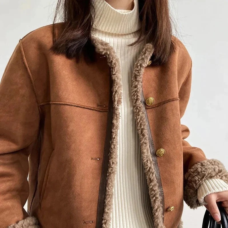 Veste en daim de luxe | Adèle™
