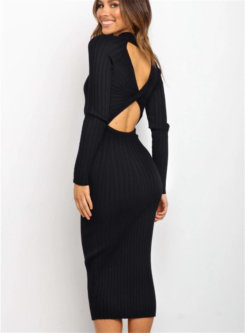 Robe moulante en maille|Aurore™