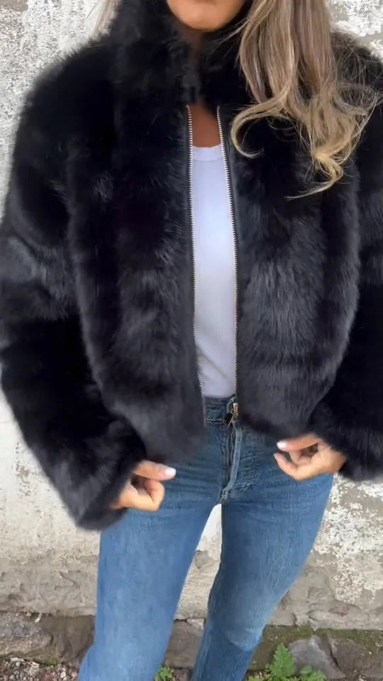 Vanessa™ - Veste en Fourrure Luxueuse
