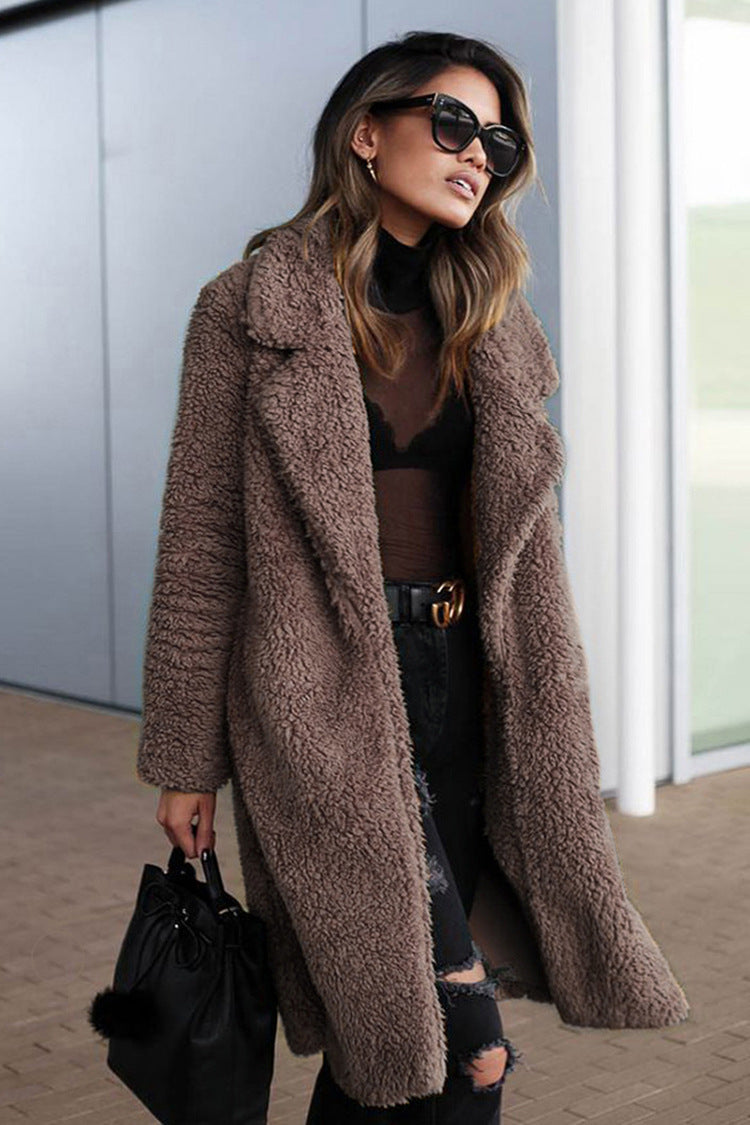 Manteau long en laine | Élodie™