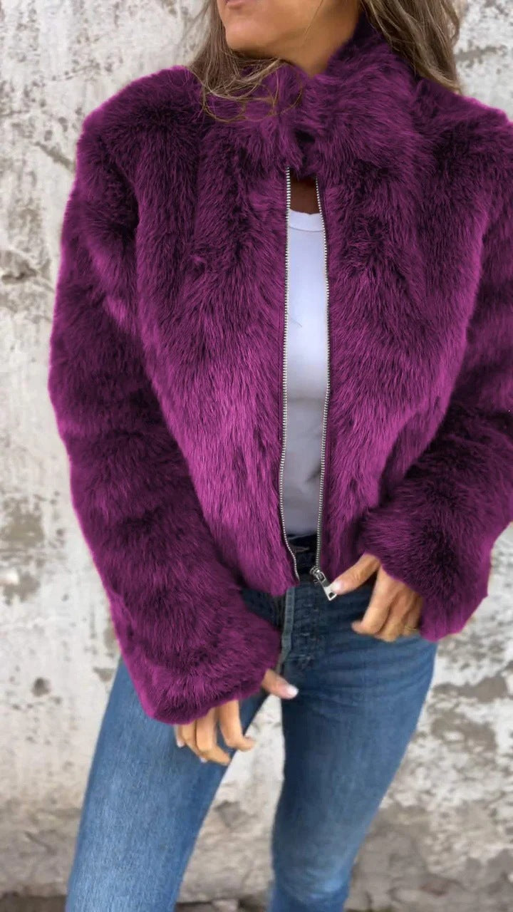 Vanessa™ - Veste en Fourrure Luxueuse