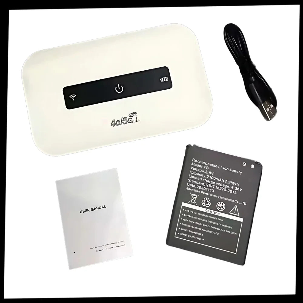 Portable Wi-Fi Hotspot 150Mbps Long Battery Weather Resistant Global Use