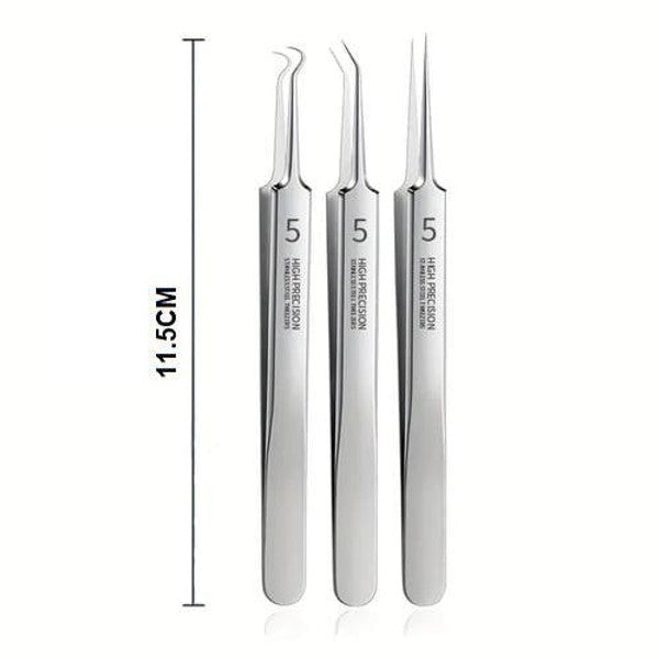 Stainless Steel Blackhead Remover with Precision Tips