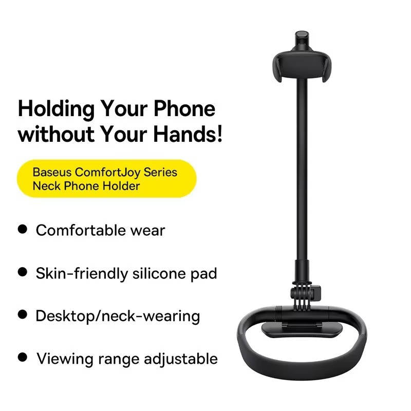 Adjustable Cell Phone Holder With 360° Rotation For Desk And Bed