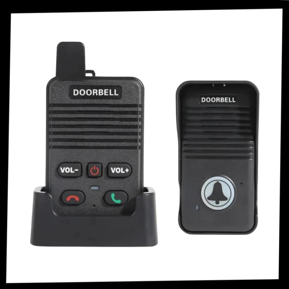 Hands-Free Waterproof Intercom Doorbell With Multiple Ringtones
