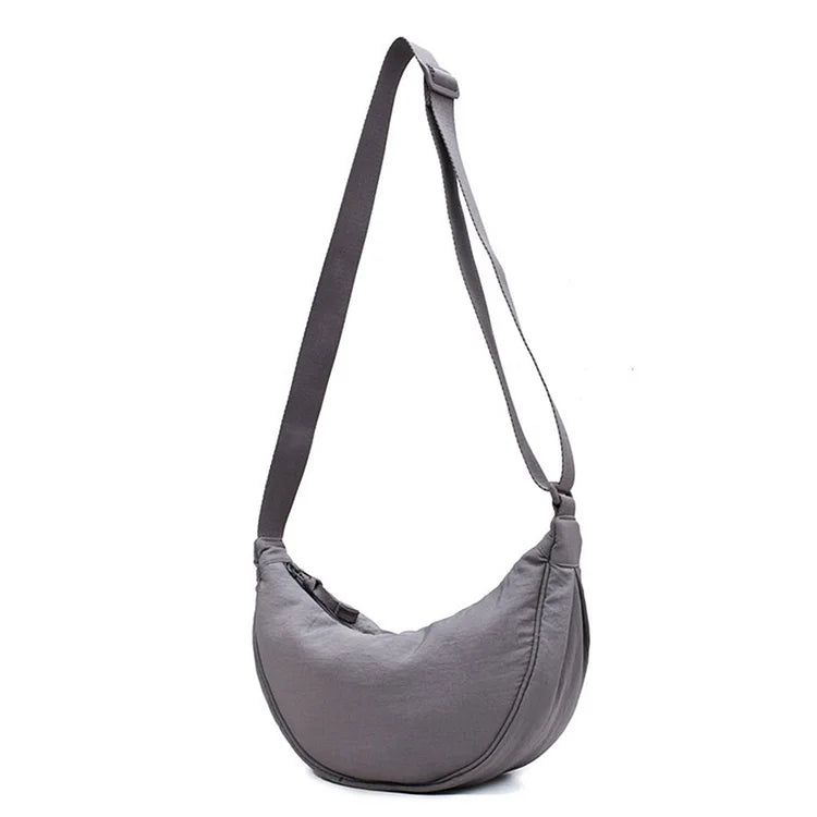 Minimalist Canvas Shoulder Bag with Adjustable Strap