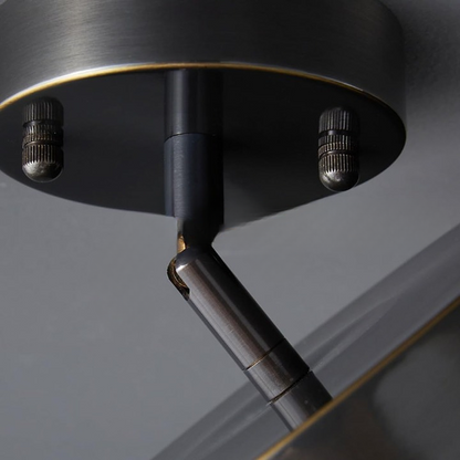 Minimalist Brushed Gold Ceiling Light