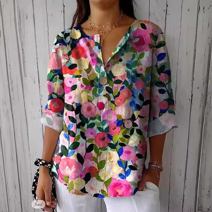 Vintage à Motifs Floraux|Élise™