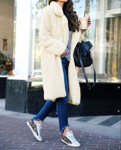 Manteau long en laine | Élodie™