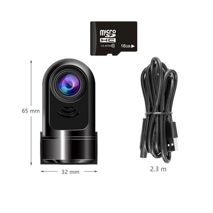 Mini Smart Dash Cam with AI Park Monitoring GPS Tracking and Voice Control