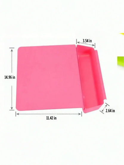 2 in 1 Cutting Board with Removable Tray and Trash Holder Container
