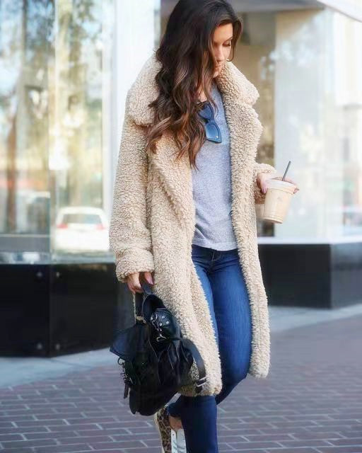 Manteau long en laine | Élodie™