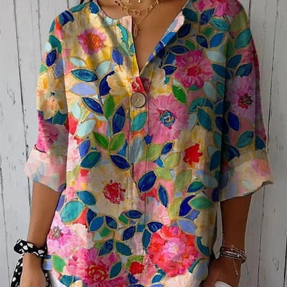 Vintage à Motifs Floraux|Élise™