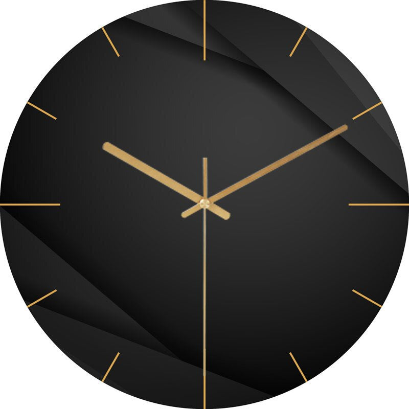 Modern Round Wall Clock Minimalist Design for Home Office Decor