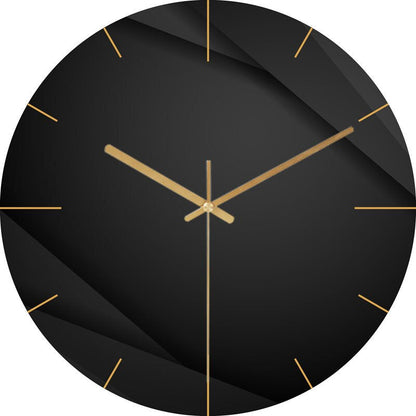 Modern Round Wall Clock Minimalist Design for Home Office Decor