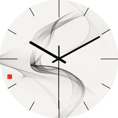 Modern Round Wall Clock Minimalist Design for Home Office Decor