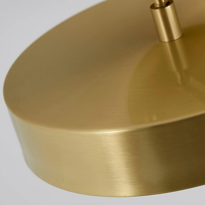 Minimalist Brushed Gold Ceiling Light