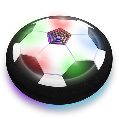 LED Hover Soccer Balls Set of 2 with Foam Bumpers for Indoor Outdoor Play
