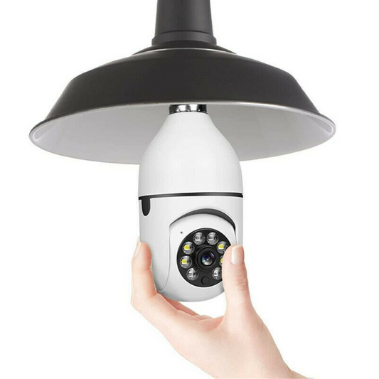 Wifi Light Bulb Security Camera Indoor Outdoor 360° Rotating HD