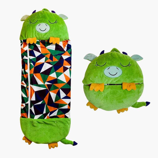 Kids 2-in-1 Sleeping Bag and Plush Toy for Travel and Home Use