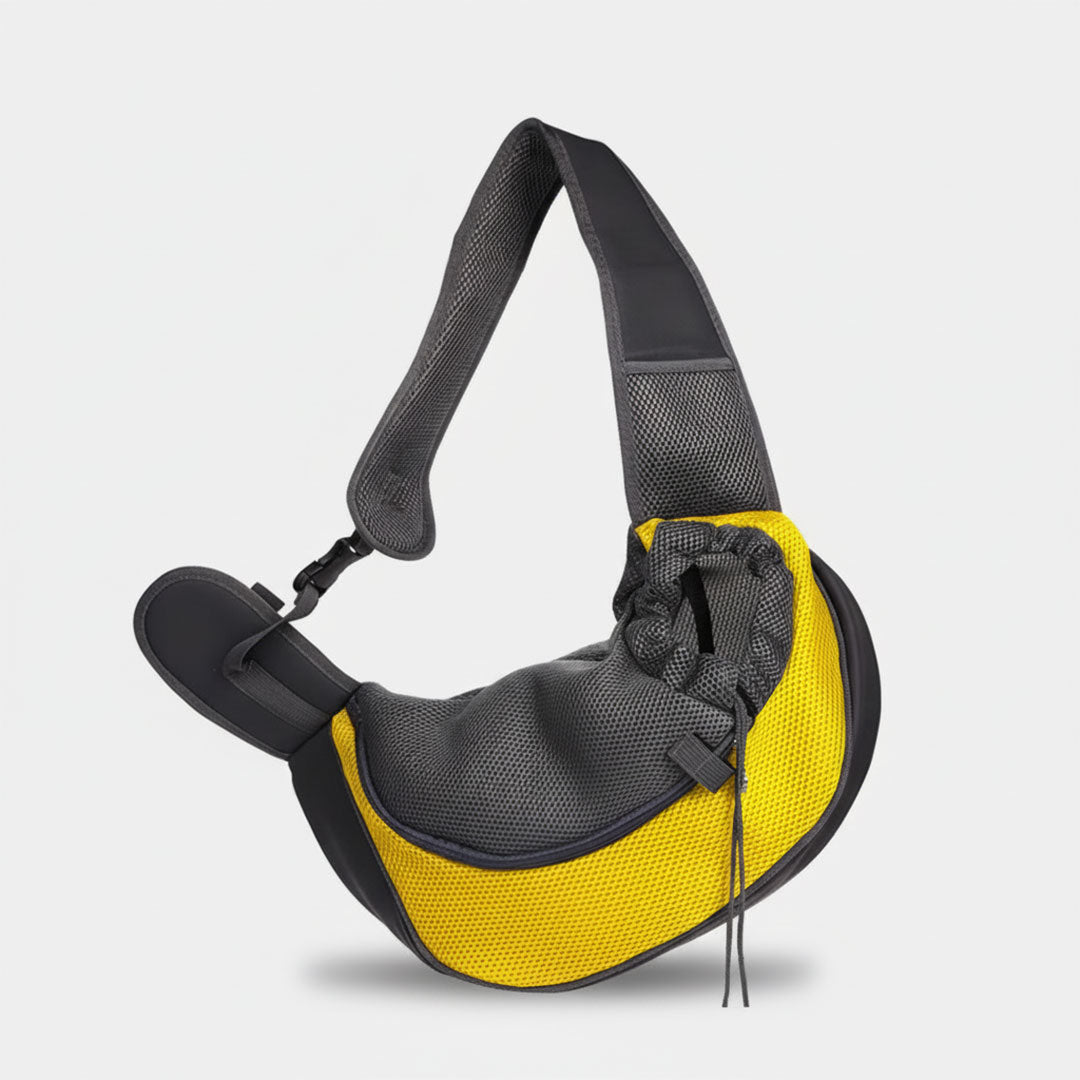 Small Pet Carrier Bag With Adjustable Shoulder Strap And Ventilated Design