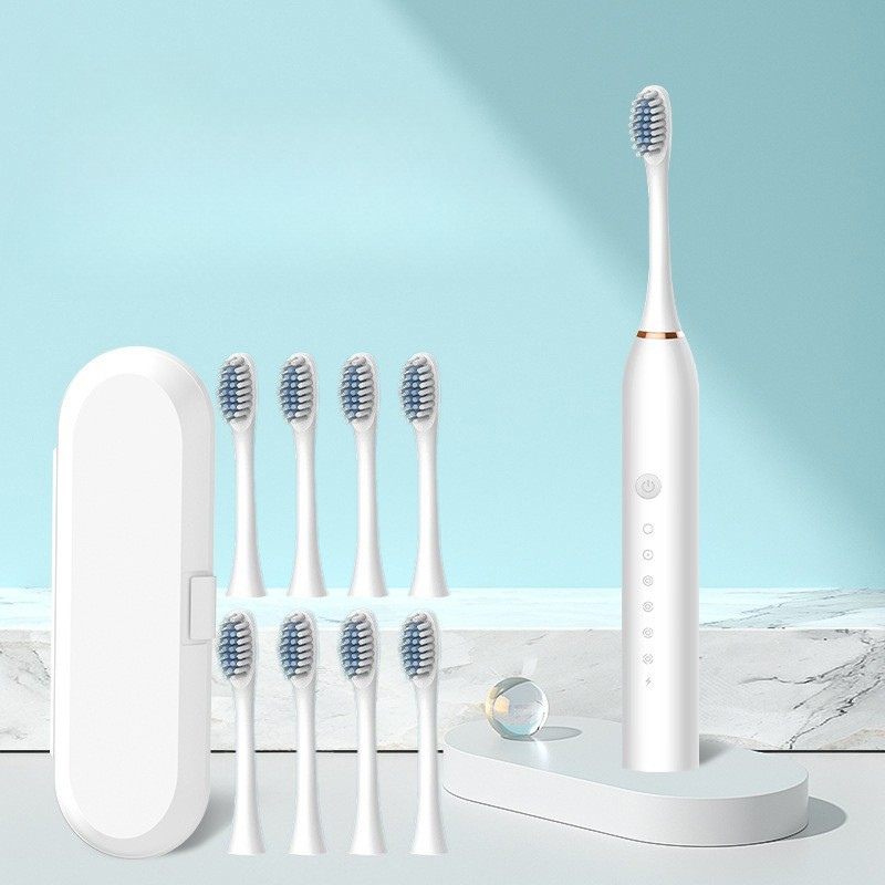 Rechargeable Electric Toothbrush with 5+ Cleaning Modes and USB Charging