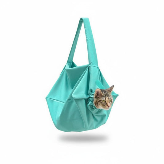 Cat Travel Bag with Mesh Ventilation Foldable Carrier for Small Pets