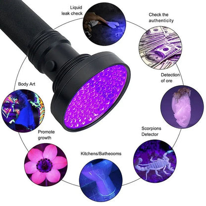 UV Flashlight for Bed Bug Detection Stain Finder and Pet Urine Spotter