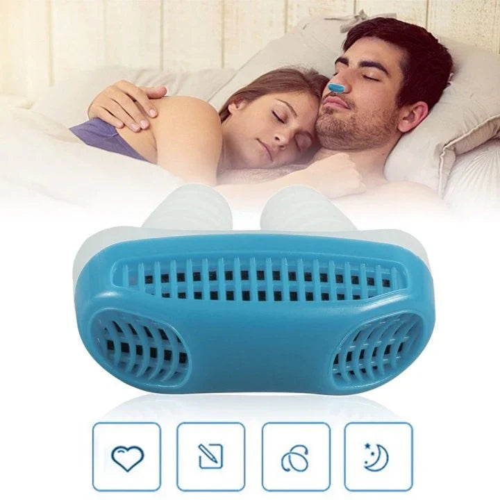 Micro-CPAP Device for Quiet, Comfortable, and Easy Anti-Snoring Relief