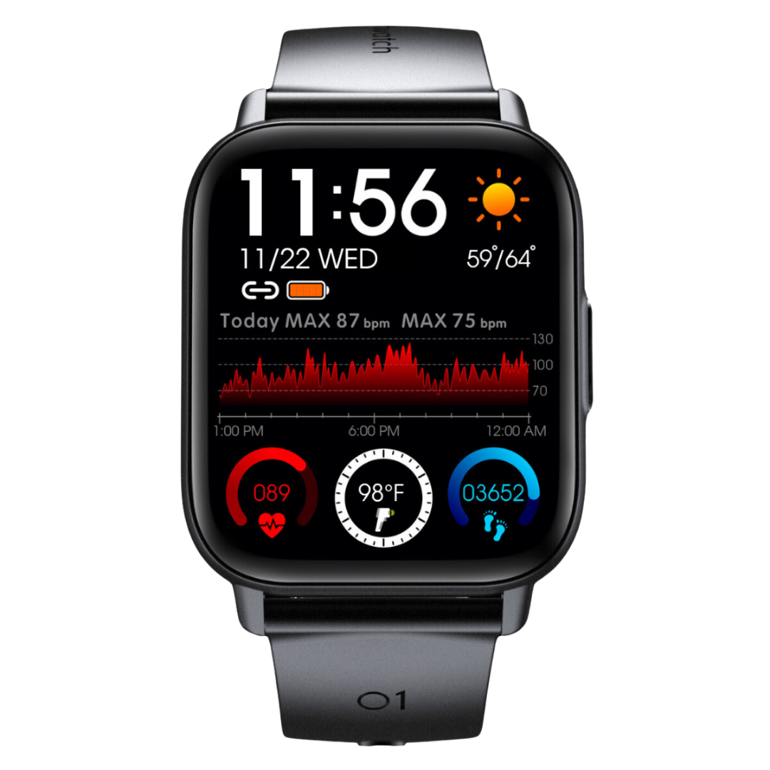Fitness Smartwatch With Heart Rate, Blood Pressure, 24 Sport Modes