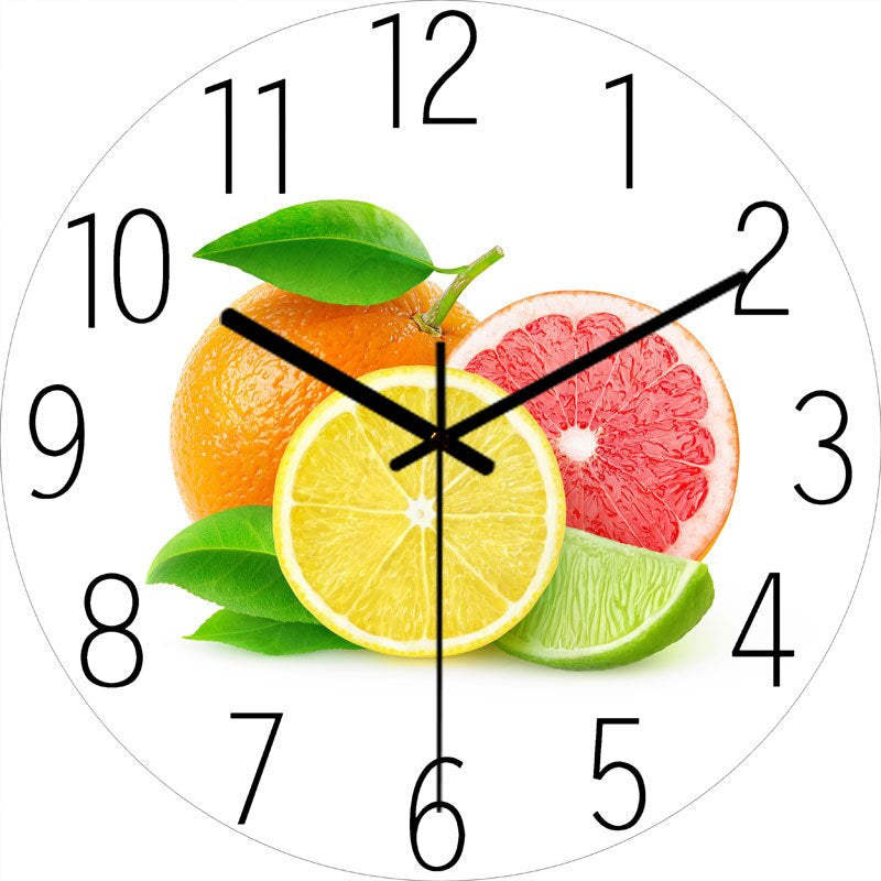 Modern Round Wall Clock Minimalist Design for Home Office Decor