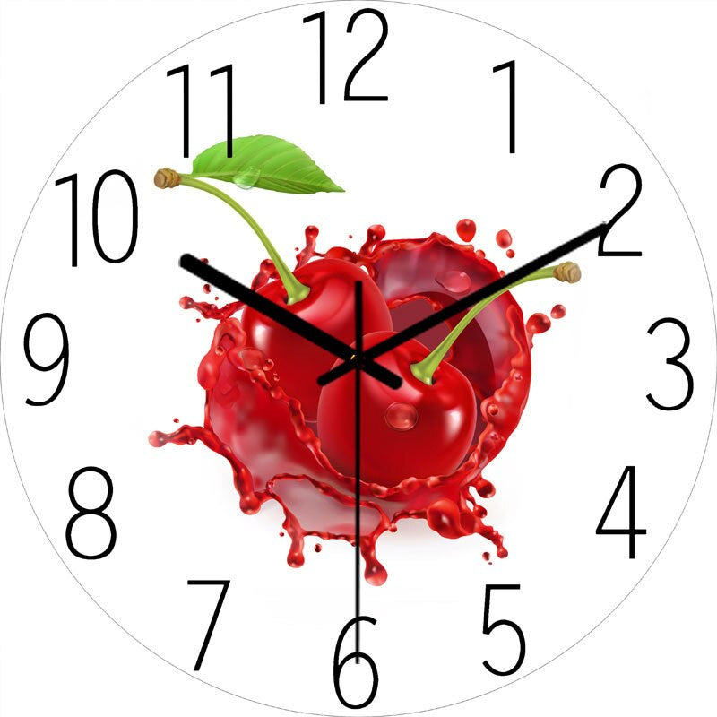 Modern Round Wall Clock Minimalist Design for Home Office Decor