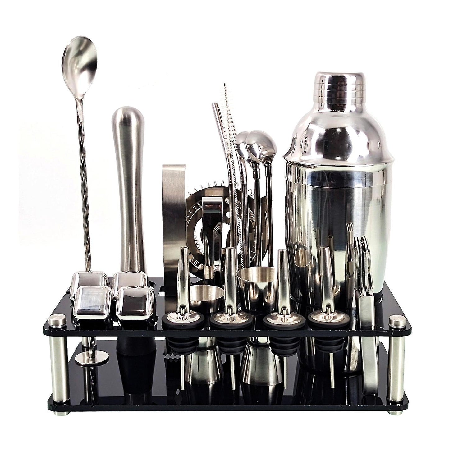 Modern Stainless Steel Cocktail Shaker Set