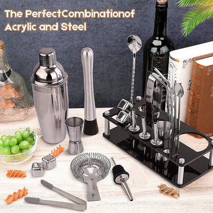 Modern Stainless Steel Cocktail Shaker Set