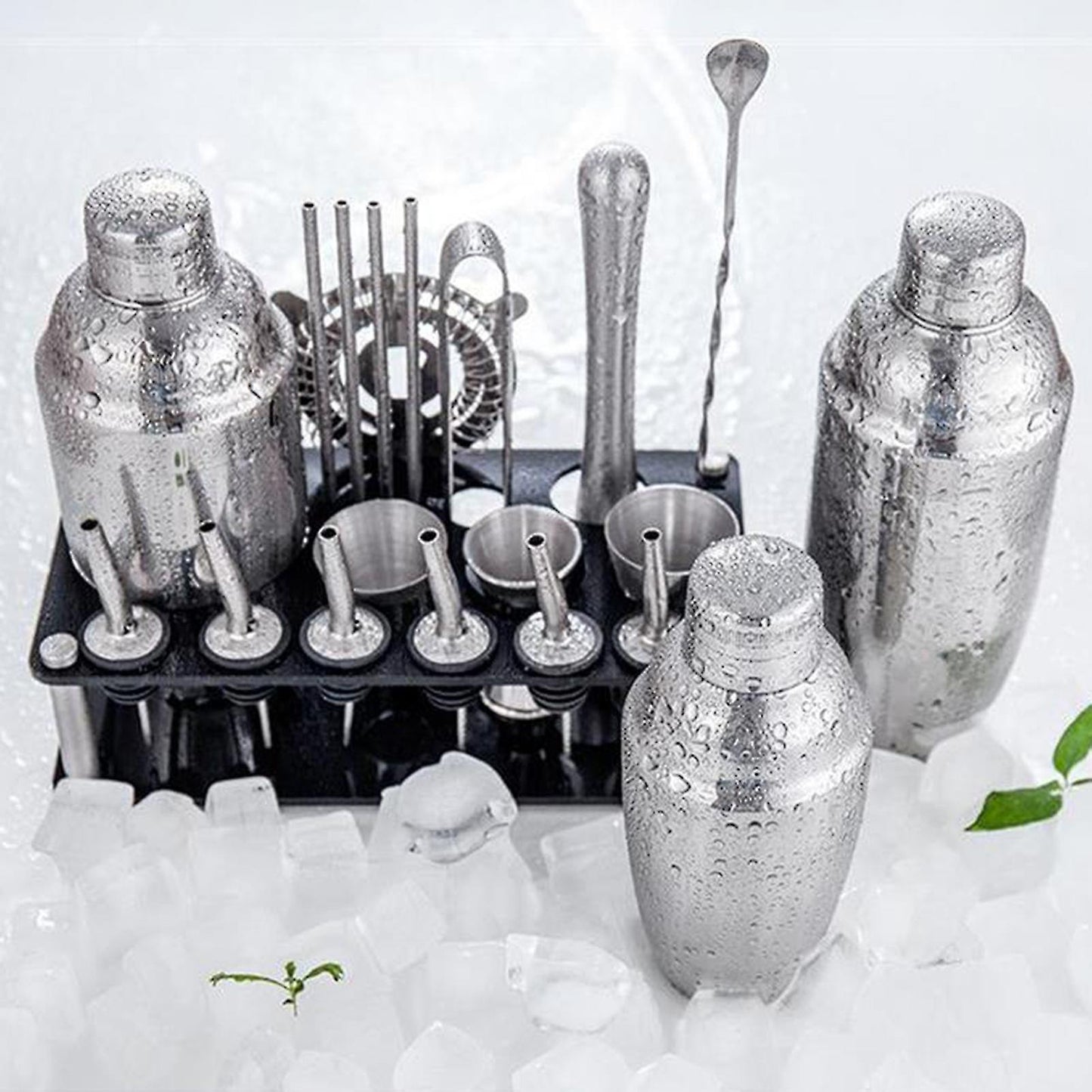 Modern Stainless Steel Cocktail Shaker Set