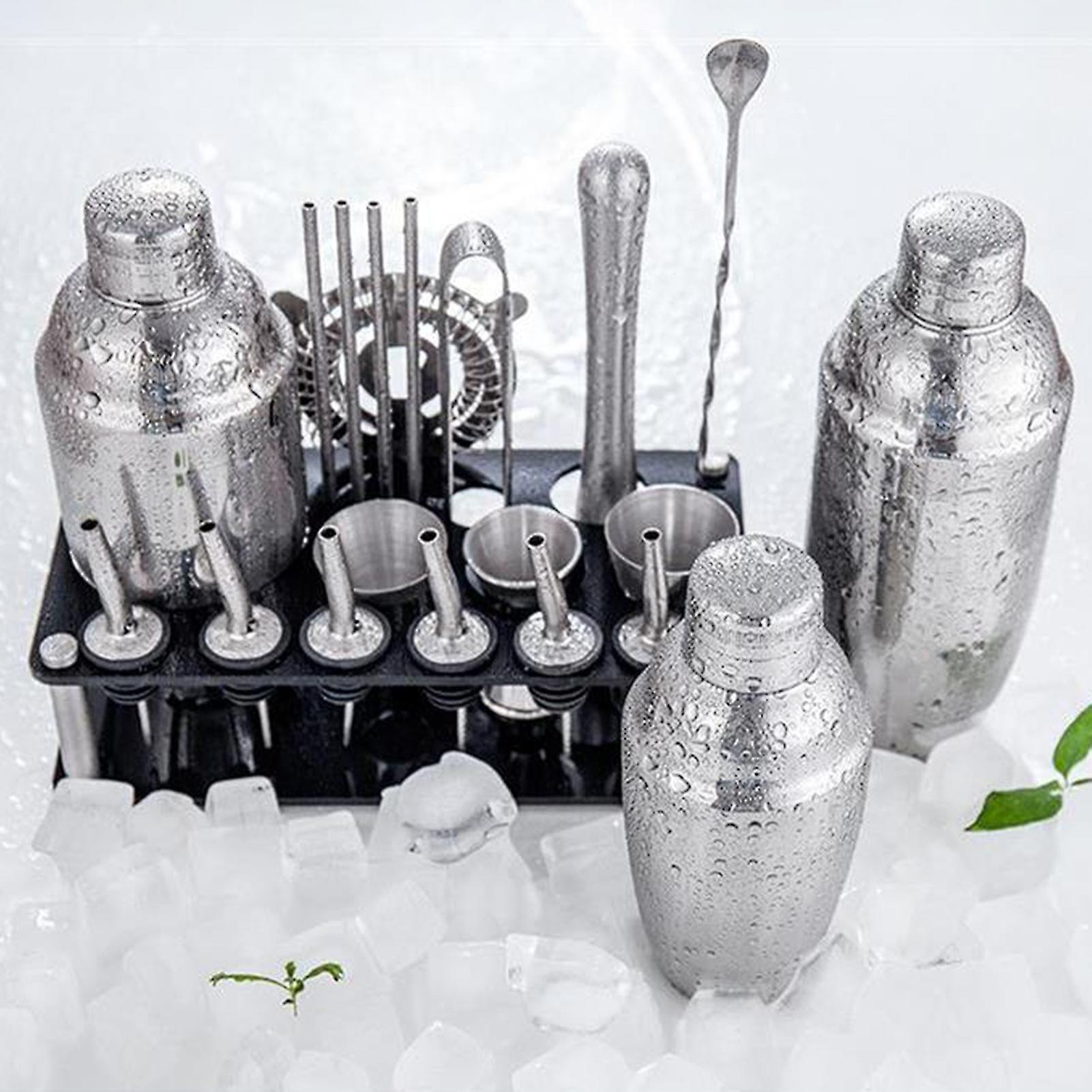 Modern Stainless Steel Cocktail Shaker Set