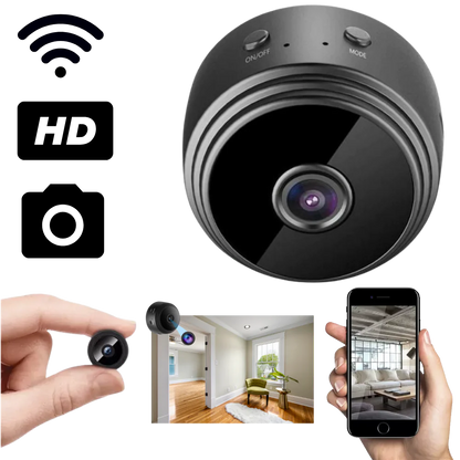 Wireless Mini Surveillance Camera with Night Vision and Motion Detection