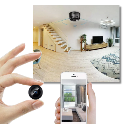 Wireless Mini Surveillance Camera with Night Vision and Motion Detection
