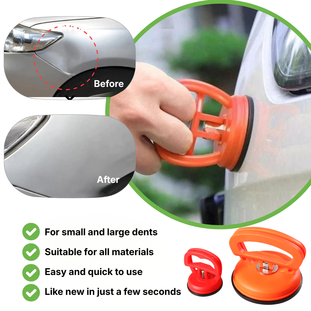 Car Dent Repair Kit with 2 Pullers for Fast Easy Dent Removal