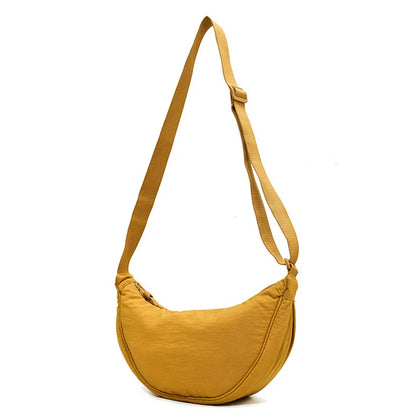 Minimalist Canvas Shoulder Bag with Adjustable Strap