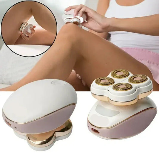 Rechargeable Electric Shaver 4-Head 360° Rotating Wet Dry Cordless Razor