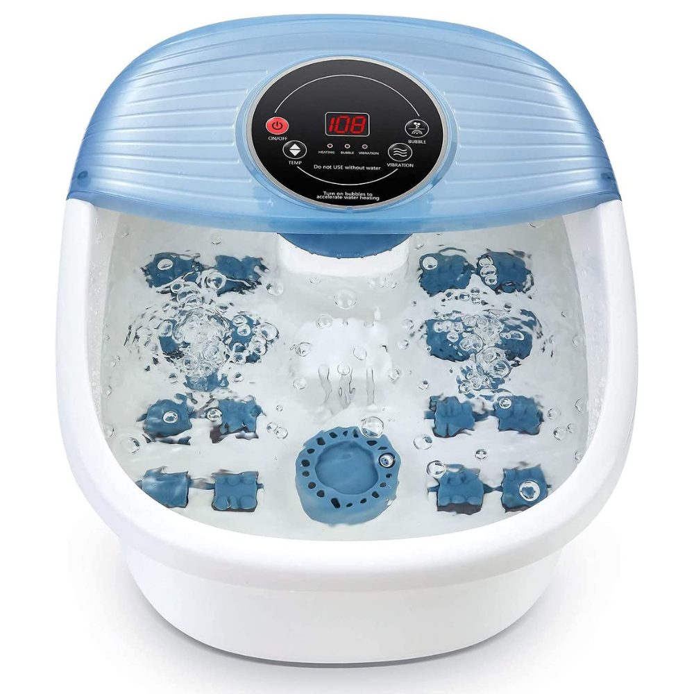 Temperature Controlled Foot Bath Massager with Bubble Function