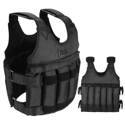 110 Pound Adjustable Weighted Vest for Exercise and Strength Training